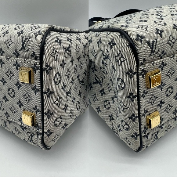 Authentic Louis Vuitton navy monogram minilin Josephine PM - Picture 13 of 16